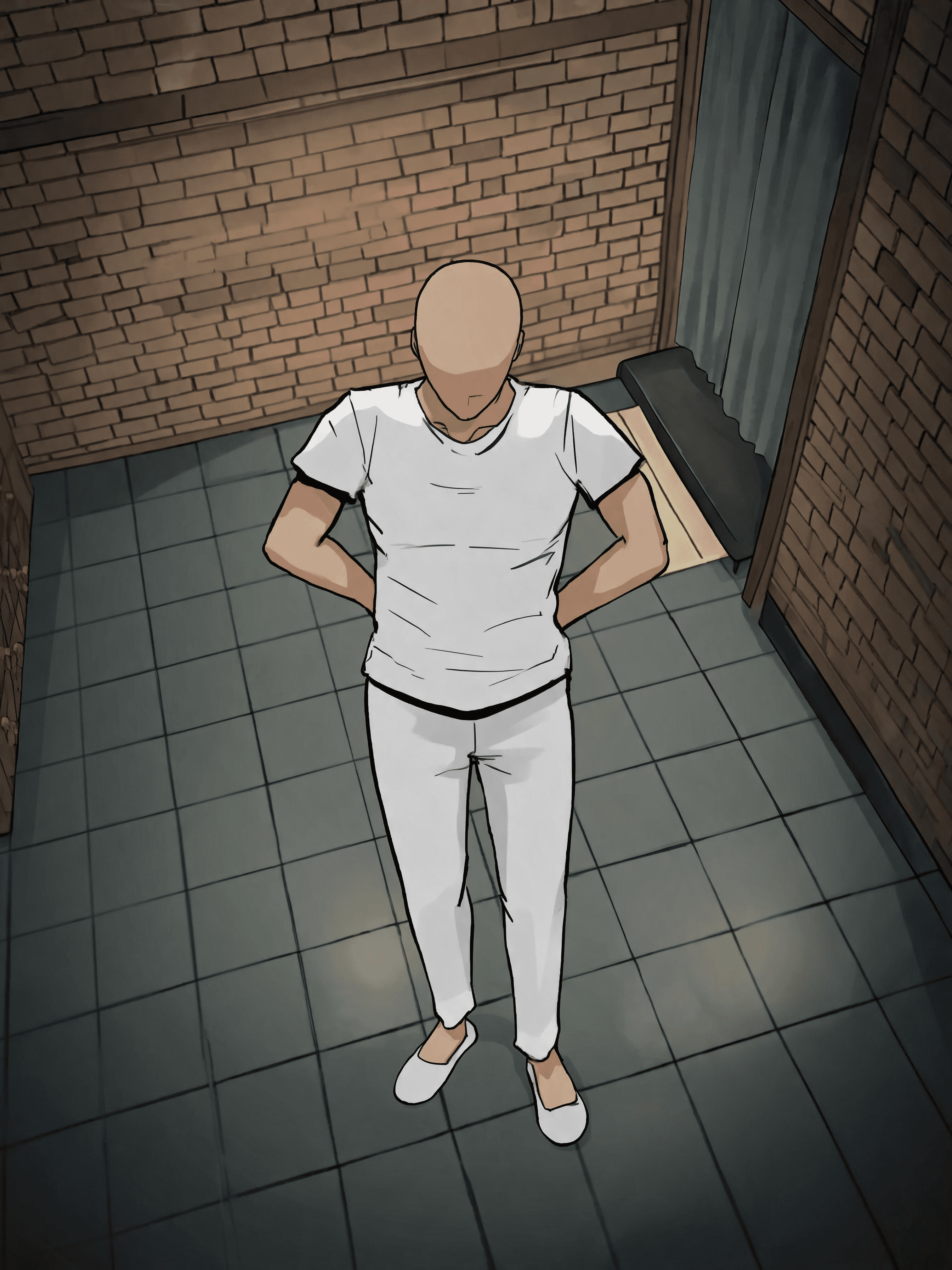 대머리 마사지사