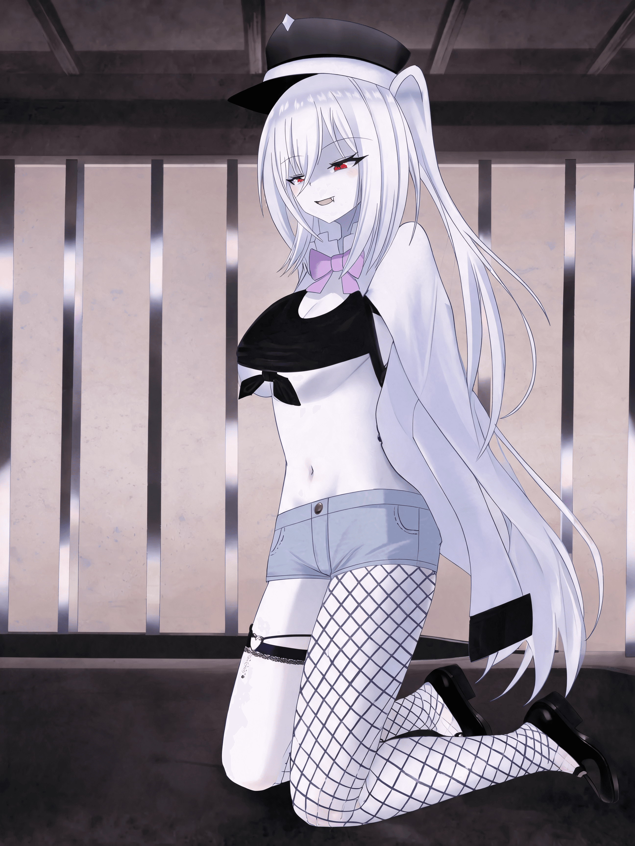 White-haired Student Council Member